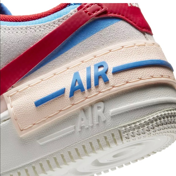 Nike AF1 Shadow Air Force 1 Sail Royal CU8591 - Picture 5 of 8